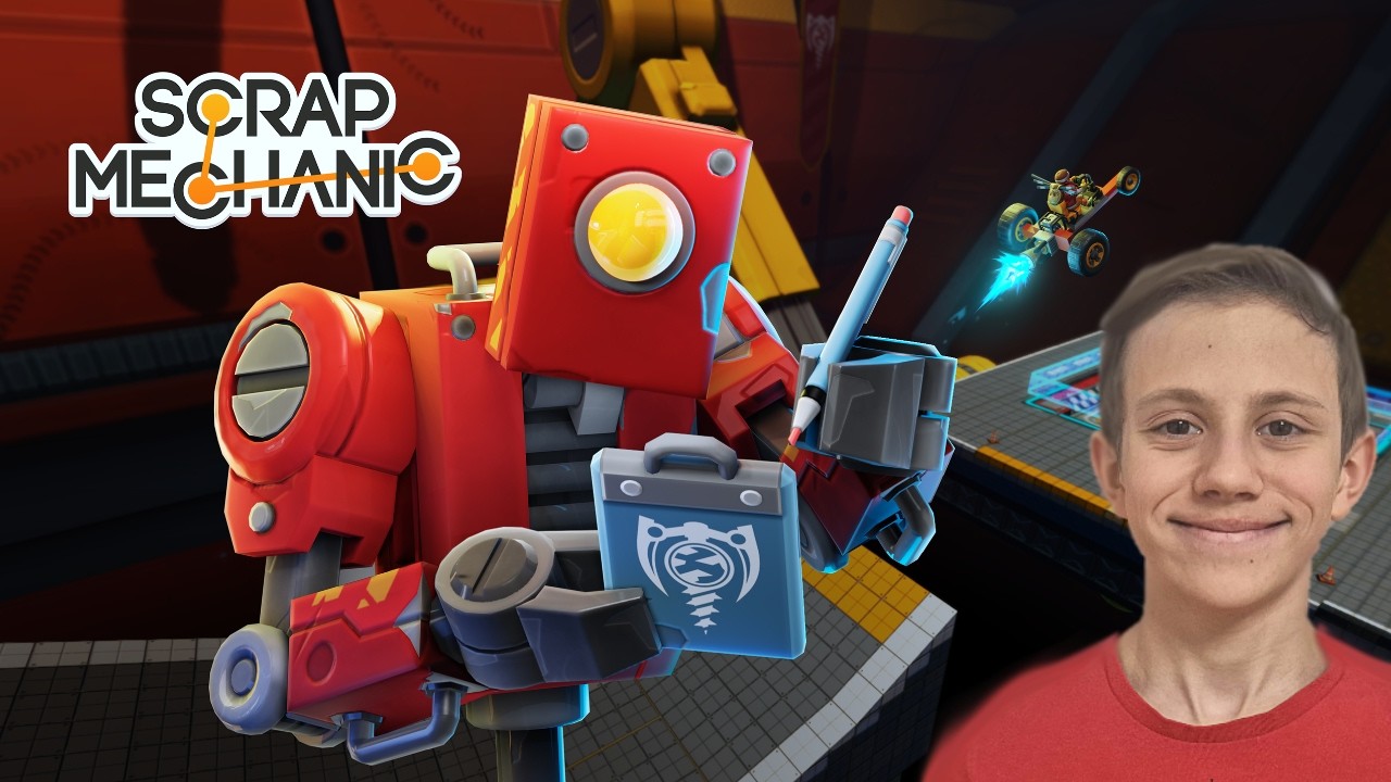 МЫ СПАСЛИ ДЕДОВ НА НОВОЙ ФУРЕ ИЗ ТЮРЬМЫ РОБОТОВ! 🤖 Scrap Mechanic Даник и Никита