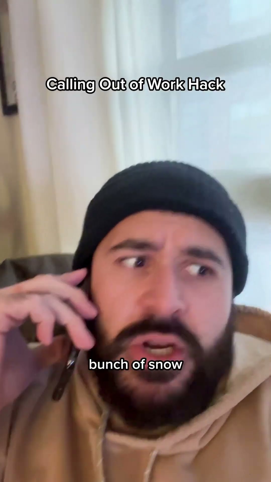 We'll go back to work when it stops snowing [in game] ❄️ #WorkHack #SnowDay #CozyGaming