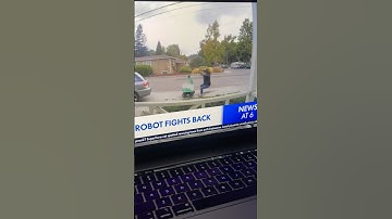Food Delivery Robot ATTACKS Burglar! (Visual Effects CGI) #vfx