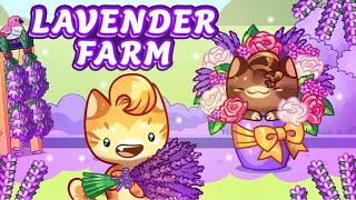 Cat game - lavender farm