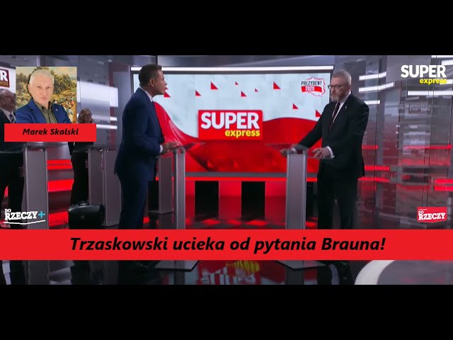 Miniatura: Trzaskowski ucieka od pytania Brauna!...