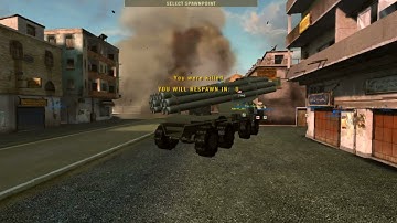 Battlefield 2:  my latest howitzer development for Battlefield 2: BM 30  with cluster ammunition