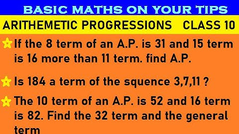 AP | Arithmetic Progression Trick | Concept/Tricks/Questions/Formula/Solution/in Hindi/Class 10