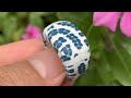 chunky ring with polymer clay _ 나무잎 반지 만들기 폴리머 클레이