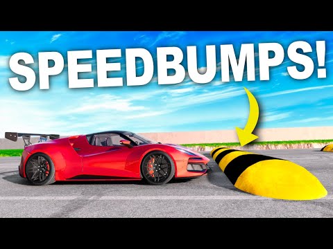 BeamNG, but Speedbumps get bigger...