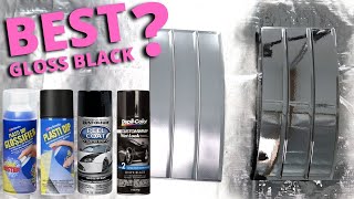 BEST GLOSS BLACK PEELABLE PAINT | Duplicolor Custom Wrap WET LOOK Review! | PlastiDip, Black Out