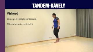 SCAT3: Tandem-kävely