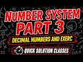 Decimal Number | Number System Maths | Quick Solution Classes 
