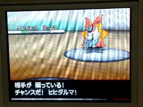 ポケモンｂ Vsウルガモス In古代の城 Youtube