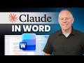 How to use Claude in Microsoft Word