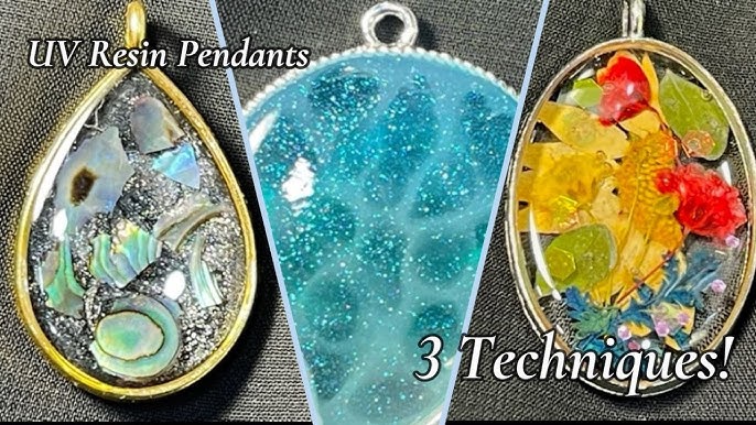 Uv Resin Kit Dried Flowers Pendant Silicone Mold With Uv - Temu