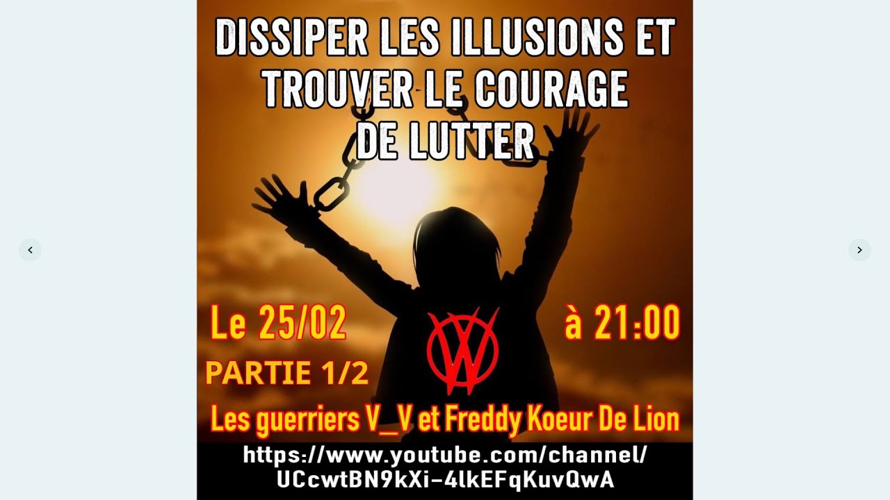 V_V Dissiper Les illusions et trouver le courage de lutter 2/2 - YouTube