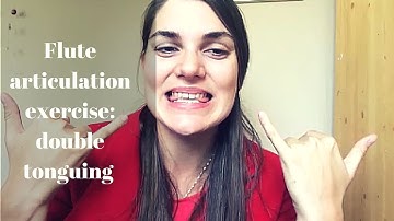 Flute articulation exercise: double tonguing