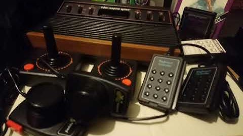 Atari Video Computer System Console Joystick Paddle Keyboards Touch Pad Game Program 19.04.19