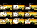 基本キャラクター全9体 上限解放！ Lv.20+90 性能紹介　【にゃんこ大戦争】