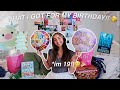 WHAT I GOT FOR MY BIRTHDAY!!*birthday haul 2022