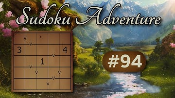 Sudoku Adventure #94  - "adVVVVVVVVenture" by fraπ