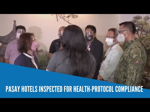 Pasay hotels inspected for health-protocol compliance