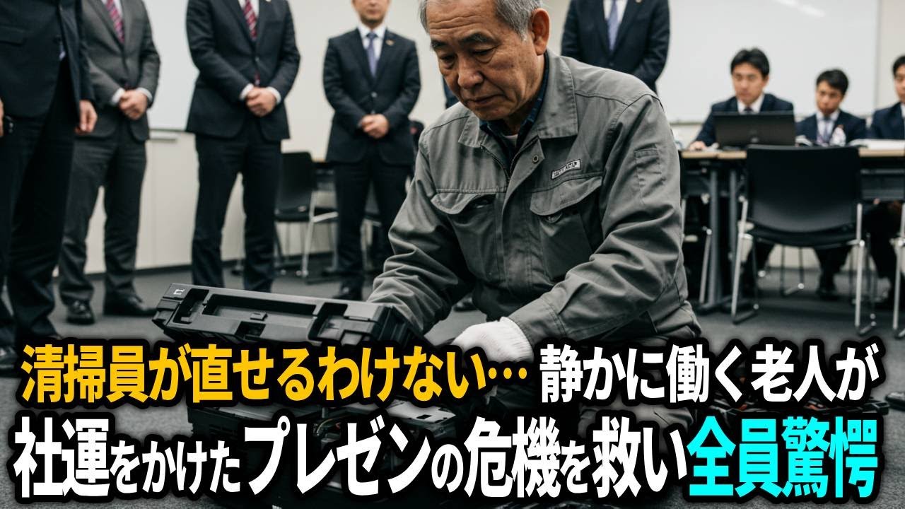 清掃員が会社の危機を救う！そして明かされる驚愕の過去とは