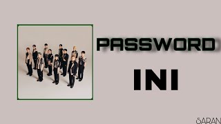 INI / Password (韓国語ver.) 【カナルビ･和訳】