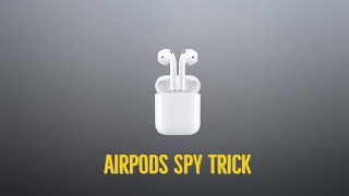 Apple Airpods Trick | Airpods Pro Spy Trick | Airpods Hacks Airpods Secret Trick Spy Trick