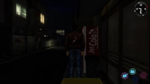 Shenmue - Ryo drinking a cola