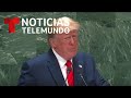 Donald Trump advierte a los inmigrantes en asamblea de la ONU | Noticias Telemundo