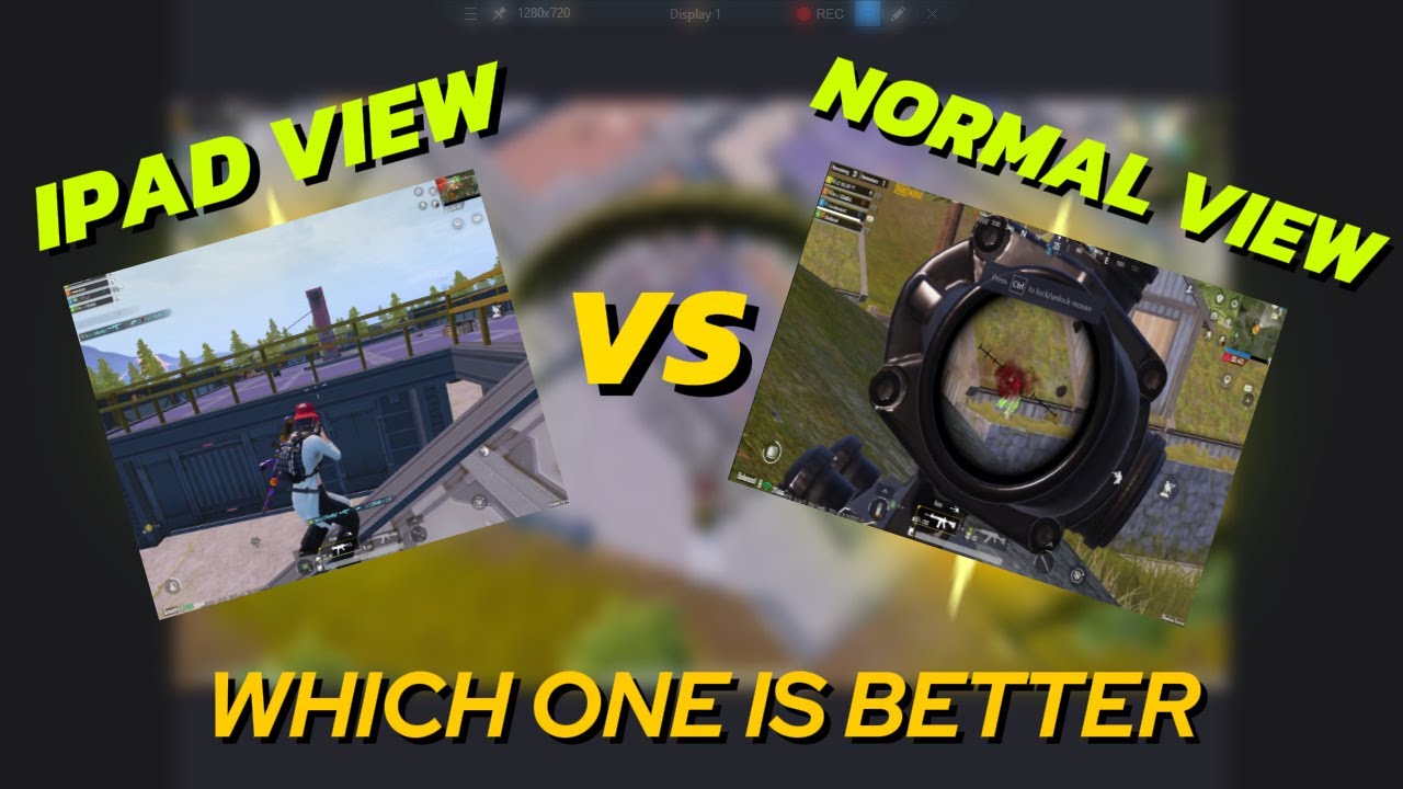 IPAD View VS Normal View🥵 |Which In Better??| ||EMULATOR GAMER|| - YouTube