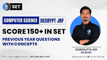 Score 150+ 🔥🔥🔥 PYQ & Concepts Of WB SET Computer Science 2022 | IFAS