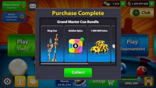 buying the most expensive cue in 8 ball pool. ( king cue) screenshot 4