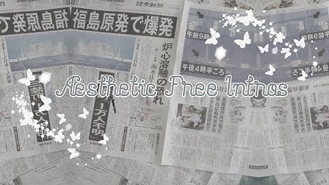 Aesthetic Free Intro Templates (2020)