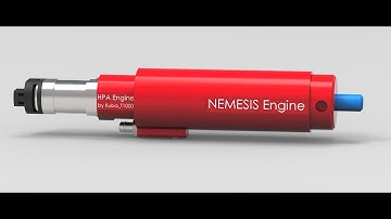 Nemesis Engine by Kuba_T1000 Presentation Video of Airsoft HPA Engine