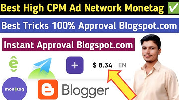 Monetag Approval blogspot | Monetag Blogger Approval  | How To Approved Blogspot In Monetag 2025