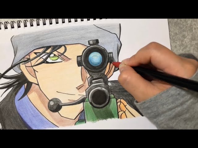 イラスト 名探偵コナン 赤井秀一 描いてみた Youtube