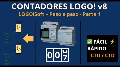 Contadores LOGO! v8 (Parte 1/3): CTU y CTD en LOGO!Soft — fácil y rápido