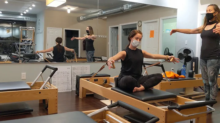 LV 3 Reformer: Breathing in Seated Reformer (Salute to Hug a Tree)