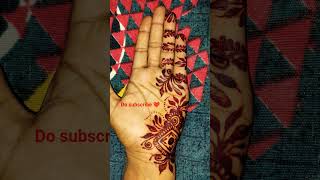 Front Hand Mehndi Designs For Girls Shorts