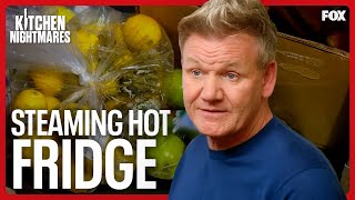 Gordon Finds Rotting Produce In Broken Walk-In Fridge | Kitchen Nightmares