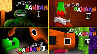 [All Chapters] [Full Gameplay] Garten of Banban 1 2 3 Map in minecraft