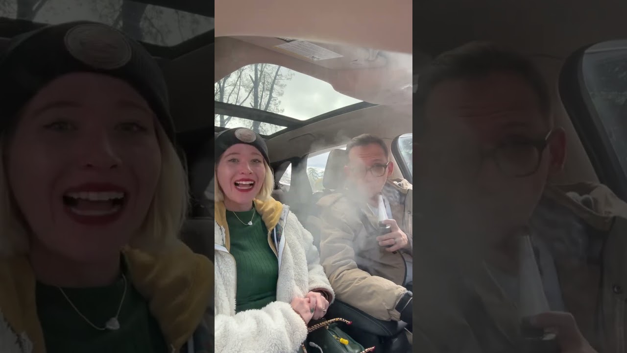 Winter Car Sesh with That High Couple 🚙 A Chill Time-Lapse of Smoking Weed in Our Car