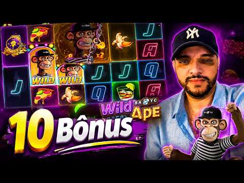 😱 10 BÔNUS SEGUIDOS NO WILD APE... OLHA O QUE ACONTECEU!