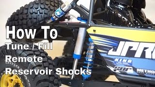 How To | Remote Reservoir Shock Tuning | Axial RR10 Bomber Upgrade