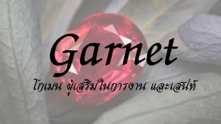 เรียนรู้เรื่องหิน #7 : Garnet โกเมน ผู้เสริมในการงาน และเสน่ห์