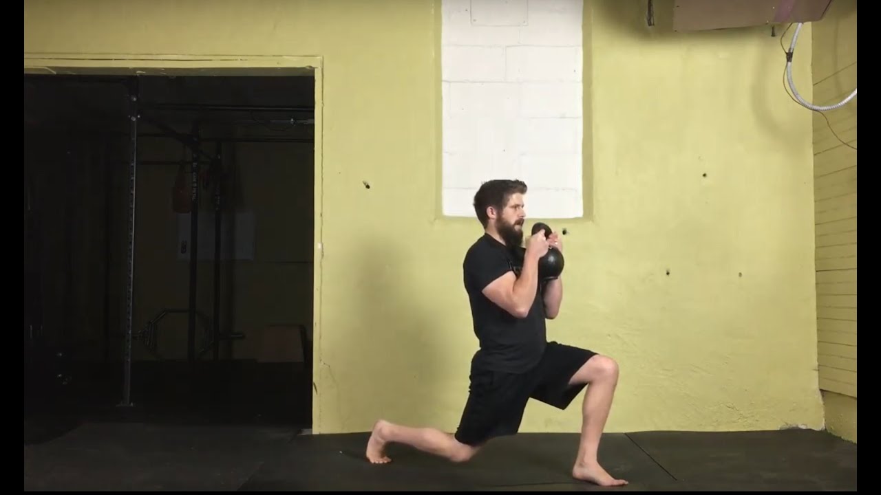How to do a Kettlebell Goblet Split Squat - YouTube