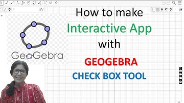HOW TO USE GEOGEBRA CHECK BOX TOOLS  TO TEACH GEOMETRY  | TIP FOR TEACHERS  | ONLINE TEACHING AIDS |