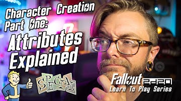 Fallout 2d20 Character Creation Part 1: Attributes & SPECIAL Learn to Play Series TTRPG by Modiphius