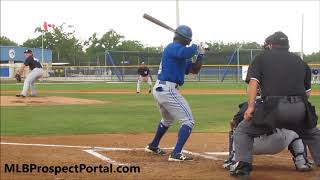 Jonathan davis - toronto blue jays prospect (of) rbi base hit