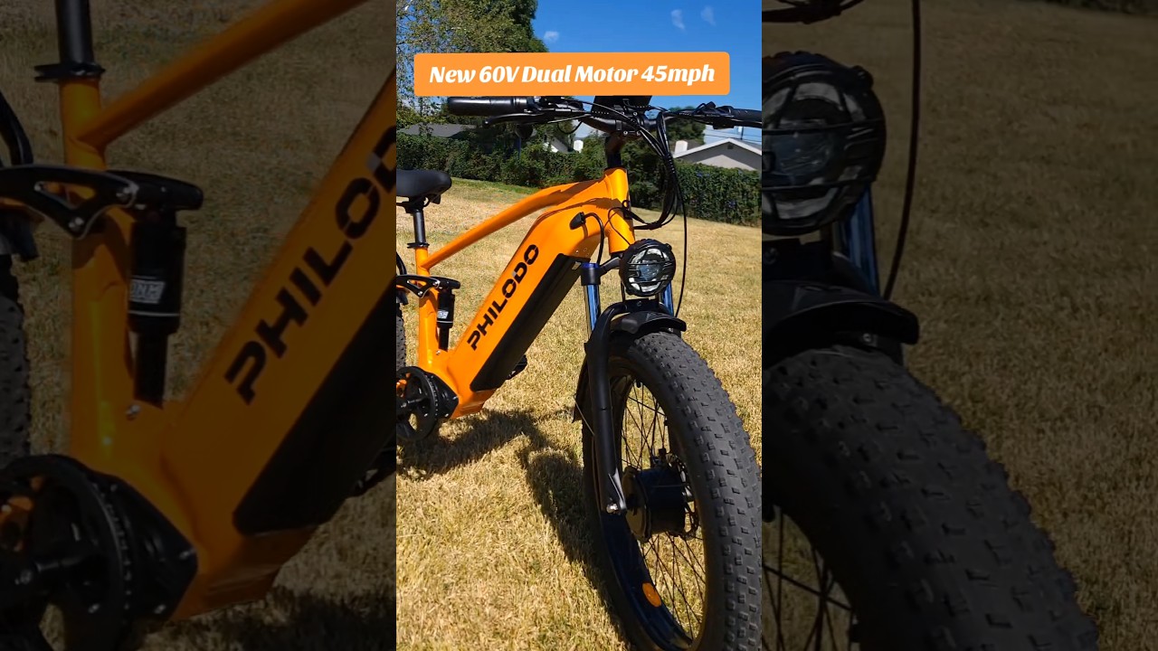 Sparkling Color of New Philodo Falcon 60V Electric bike 