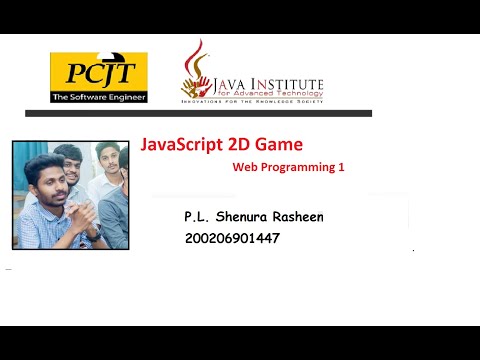 JavaScript 2D Game Development | Java Institute