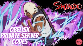 Obelisk Village (Rock Village) Private Server Codes for Shindo Life  (Shinobi Life 2) Roblox! 